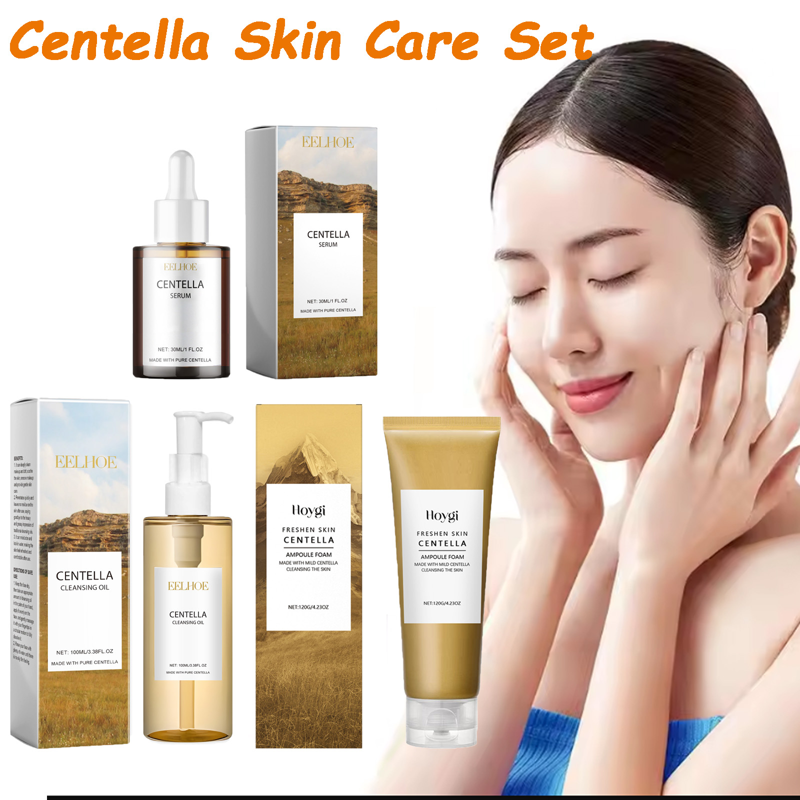 Luxury Skincare Set - Centella Cilt Bakım Seti Centella Serum