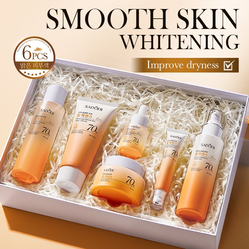 Luxury Skincare Set - %70 Pirinç Nemlendirici Kırışıklık Karşıtı Cilt
