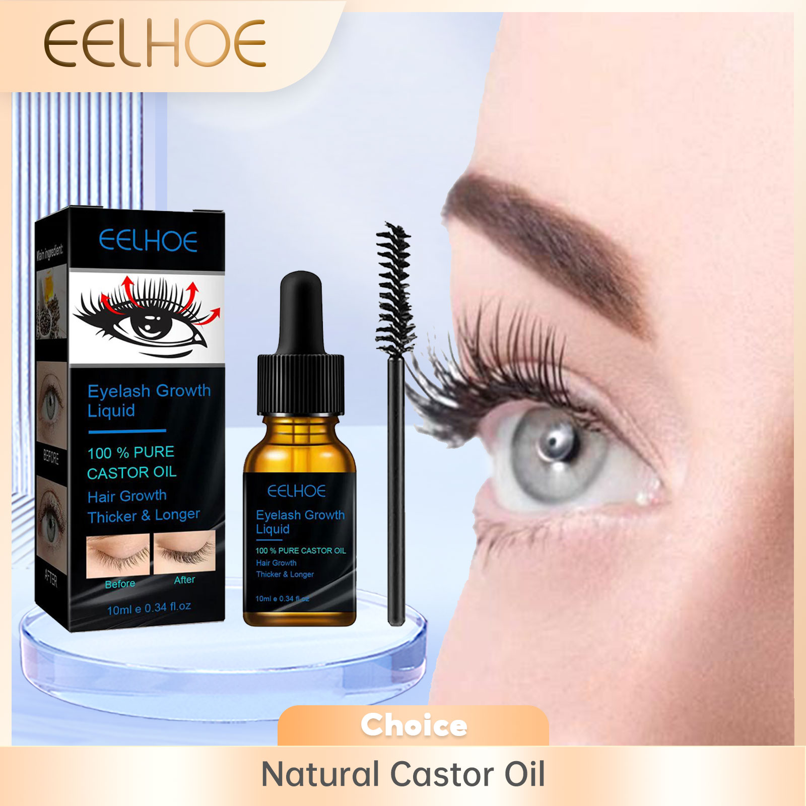 Growth Factor Serum - Hint yağı kirpik büyüme serumu erkekler