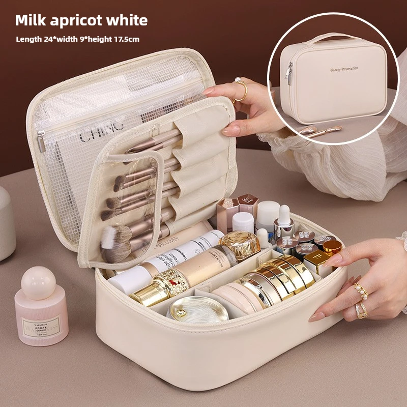 Luxury Skincare Box - Yeni Kadın Büyük Kapasiteli Kozmetik Çantası