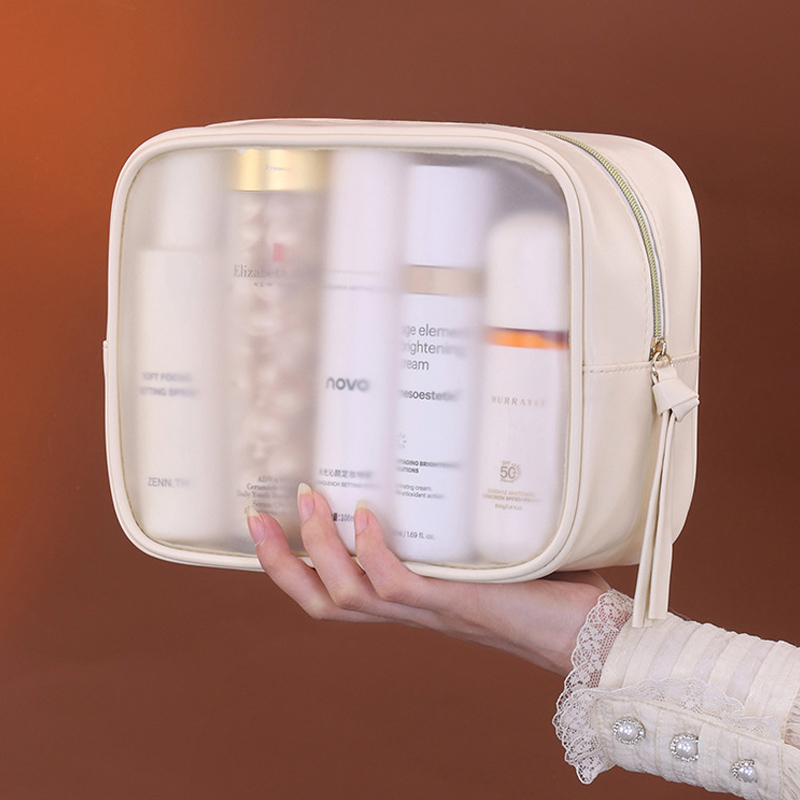 PVC Mat Yarı Şeffaf Kozmetik Ç - Luxury Skincare Box incelemesi ve fiyatı