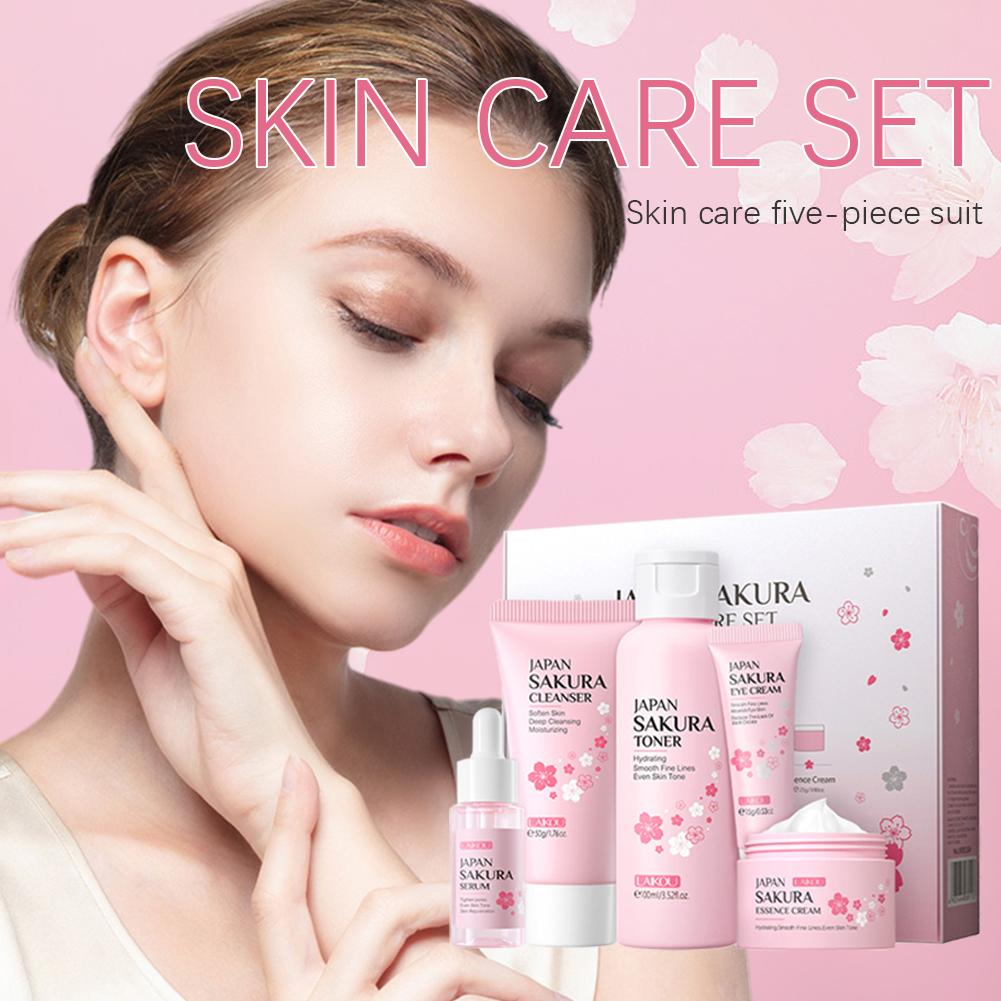 5/3 adet/takım Sakura Cilt Bak - Luxury Skincare Set incelemesi ve fiyatı